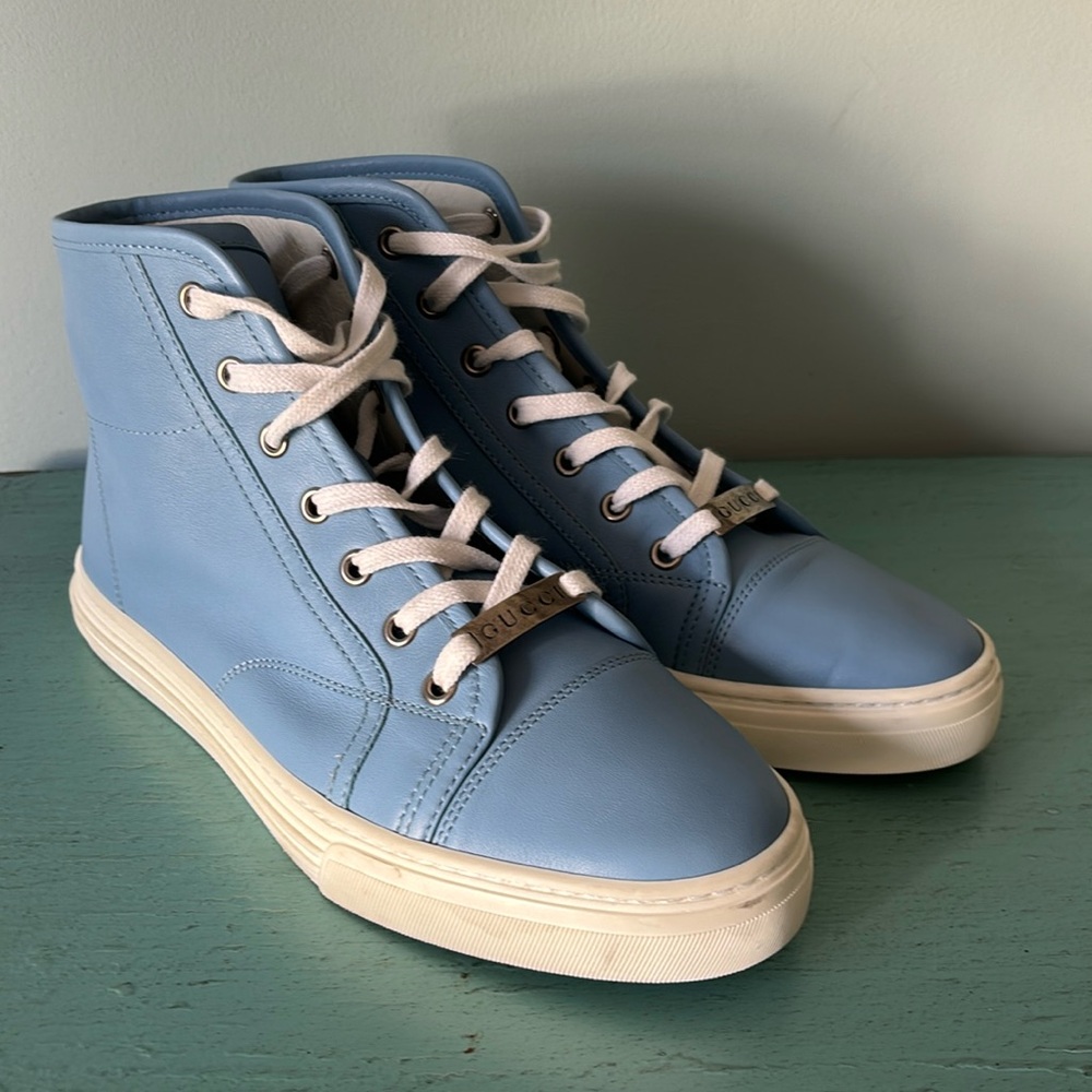 Gucci Mineral Blue High Tops